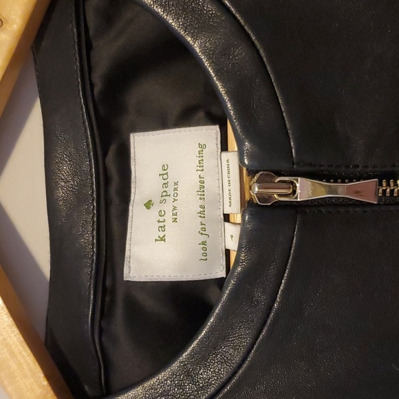 Kate♠️Spade Genuine Lambskin Leather Jacket - Picture 8 of 13